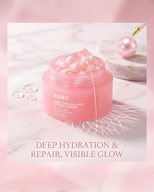 PDRN Pink Collagen – Kapsler for glødende hud