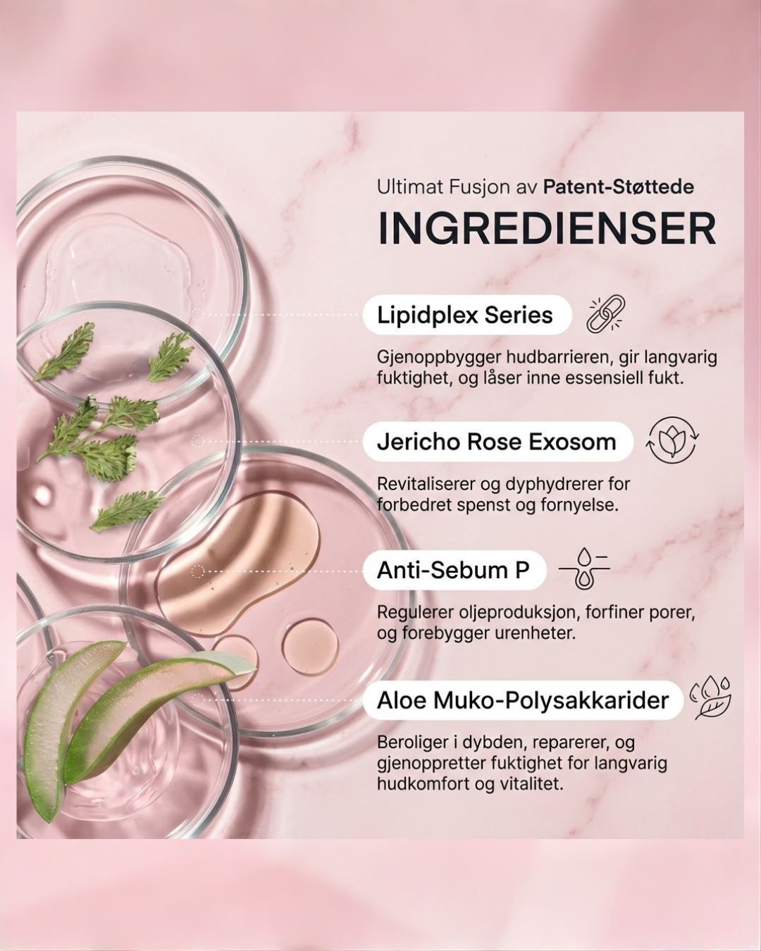 Ansiktsmaske med PDRN og lakse-DNA