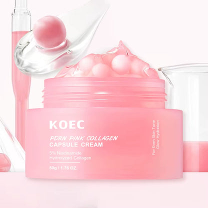 PDRN Pink Collagen – Kapsler for glødende hud